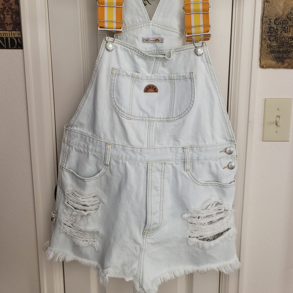 C&C California short overalls